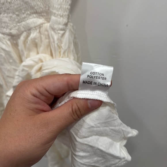 Princess Polly The Love Galore Romper White Lower Impact Ruffle Tiered Size 2 - Picture 11 of 12